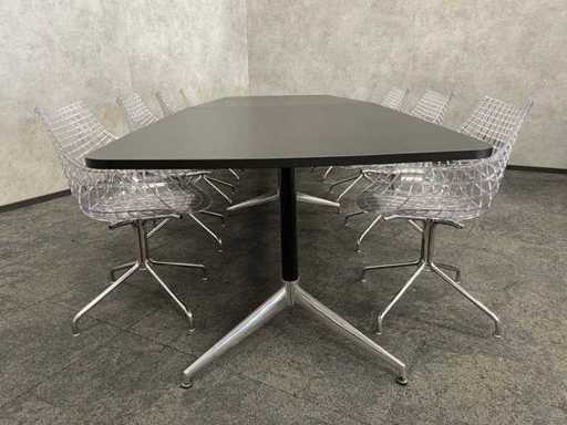 Driade Meridiana - 8p Design Conference Set 370x120