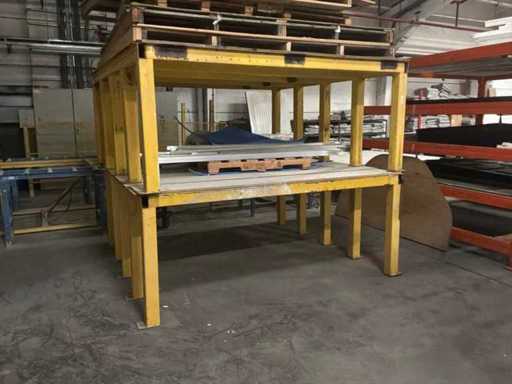 Zware werktafel (2x)