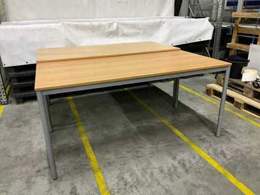 Ahrend - Kantinetafel (2x) - 160x80x77 cm