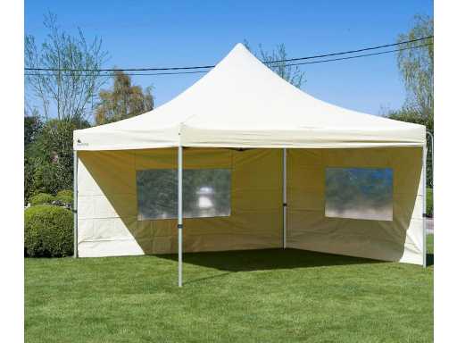 4x4m Party Tent - Sand - VOUWTENT.EU