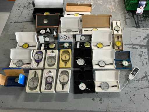 Lot of Precision Dial Gauges (25x)