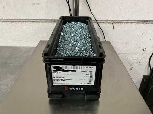 Würth 11.19 kg Countersunk sheet screw 3.5 x 19 in stackable container