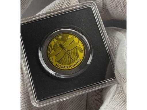 Mosaikjungfer Libelle – 3000 Francs CFA Goldmünze aus 999 Feingold 1/500  oz