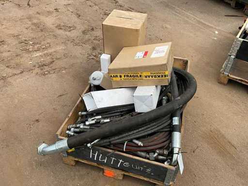 Various hydraulic hoses