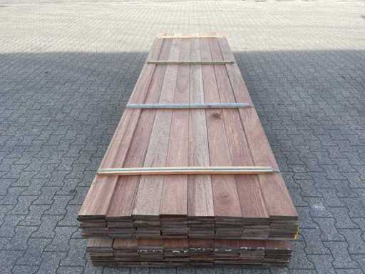 Guyana Teak Country Grade Planks Planed 4000x140x18mm (69x)
