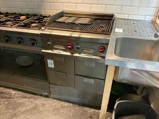 Edelstahl-Grillplatte