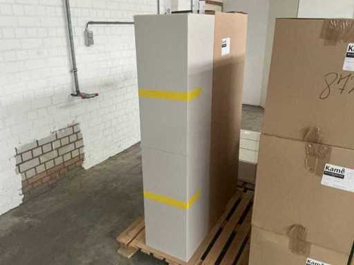 Armadio bagno Kame alto Cashmire grigio 160cm