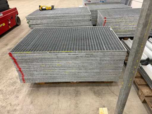 Pavimento a doghe in acciaio 1400x880mm (10x)