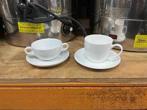 Różne imprezy z zastawą stołową