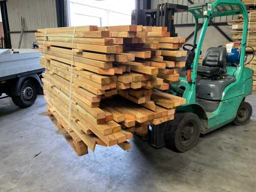 Lot de grinzi de pin 80-180x6,5x4,5 cm