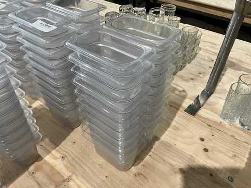 Plastik-Gastronorm-Tablett GN 1/9-100 (20x)