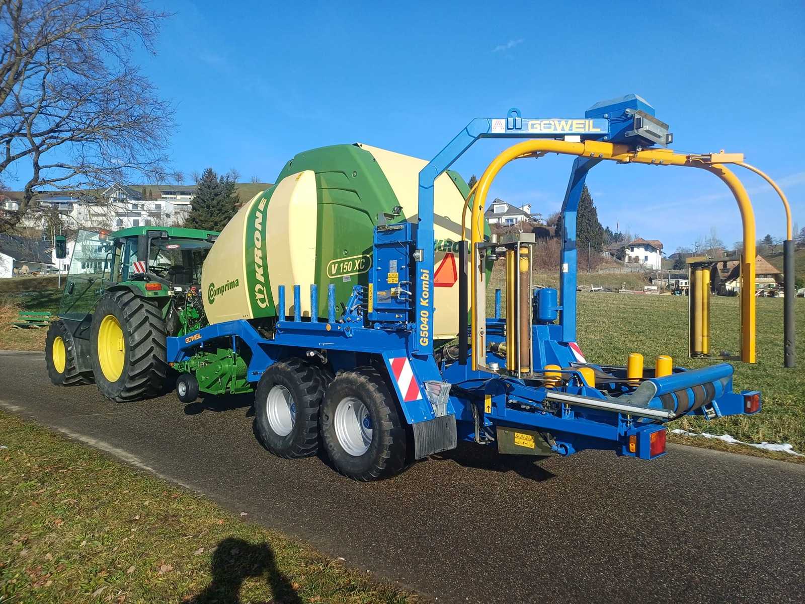 Krone – Comprima 150XC / G5040 – 2013 – Press-wrap combination Göweil, Krone V150