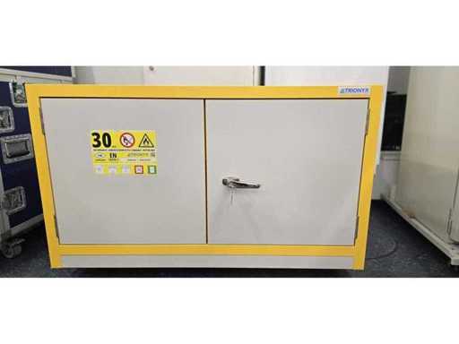 Trionyx - Réf : 3032E - Armoire de sécurité EN 14470-1 / FM 6050 30 minutes - Sous-paillasse 2 portes
