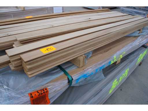 48 lm Plinte din stejar masiv 12x68