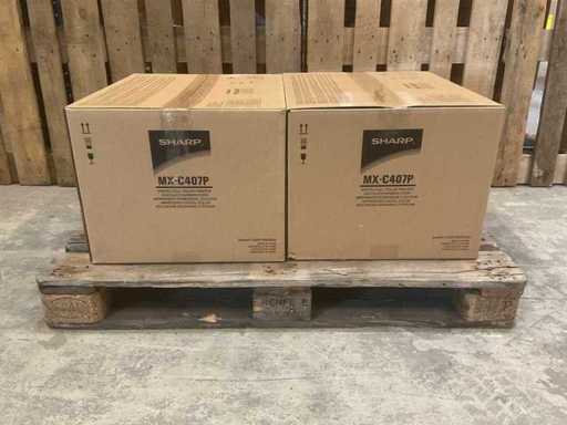 Sharp - MX-C407P - Drukarka - Drukarka i skaner (2x)