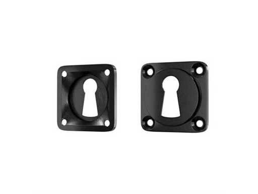 (300x) Set of Key Plates - Black - 37x37 mm