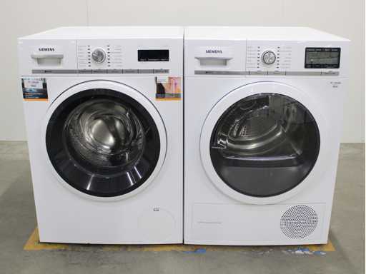 Mașină de spălat Siemens iQ700 iSensoric aquaStop & Siemens iQ800 iSensoric selfCleaning Condensator Uscător