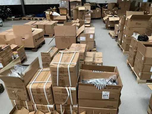 Grote partij fietsonderdelen