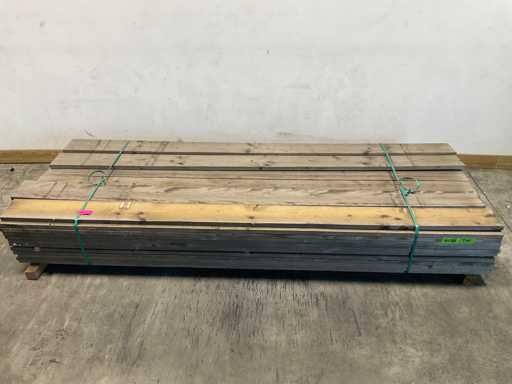 Planche d’échafaudage 300x19x2,9 cm (55x)