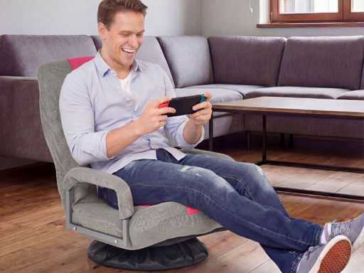 Fauteuil pivotant - nuances de gris