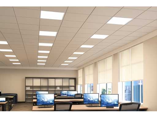 Panneau LED 45W – 60 × 60 cm – 4200K Blanc neutre (x8)