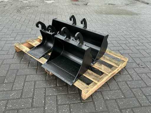 2026 Zelfbouw Graafbakken CW00 aansluiting voor graafmachines van Max 1.1 ton (3x)