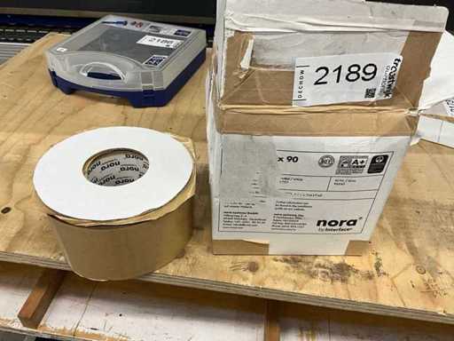 2 Rollen Freudenberg nora Profix 90 Trockenklebeband 90 mm x 50 mt Trockenverlegung NORA Böden