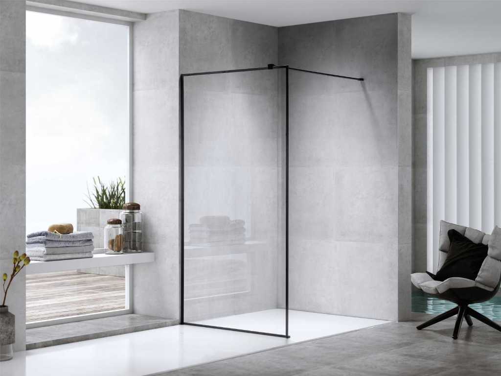 Shower enclosure - Tampa - 80 or 90 or 100cm matt black frame