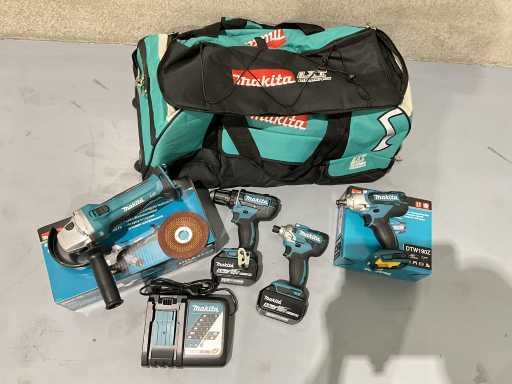 Set combo de baterii Makita 2025 cu 4 piese