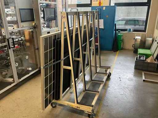 Transport trolleys without contents