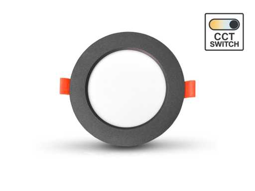 4,9W CCT 3-farbiger versenkter Scheinwerfer wasserdicht (50x)