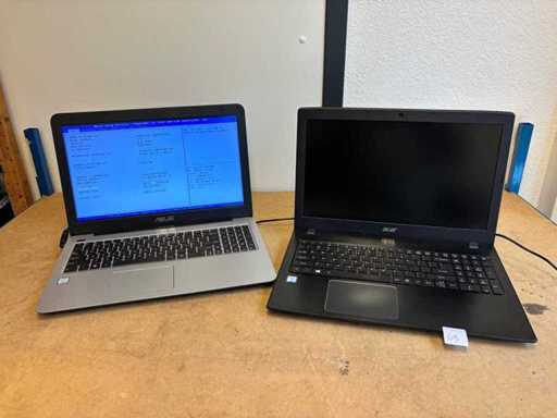 Overige voorraad van de laptop 2x