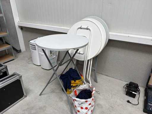 Table debout avec jupe (4x)