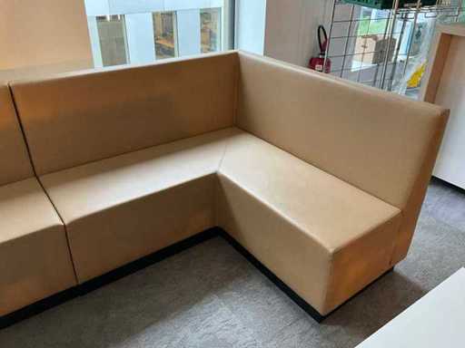Ahrend Leather Corner Sofa