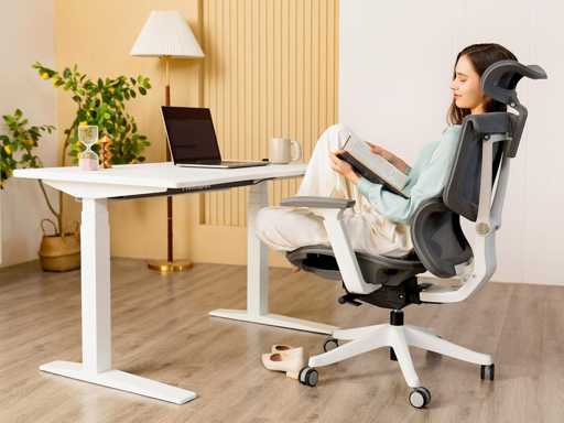 Bureaustoel met voetsteun