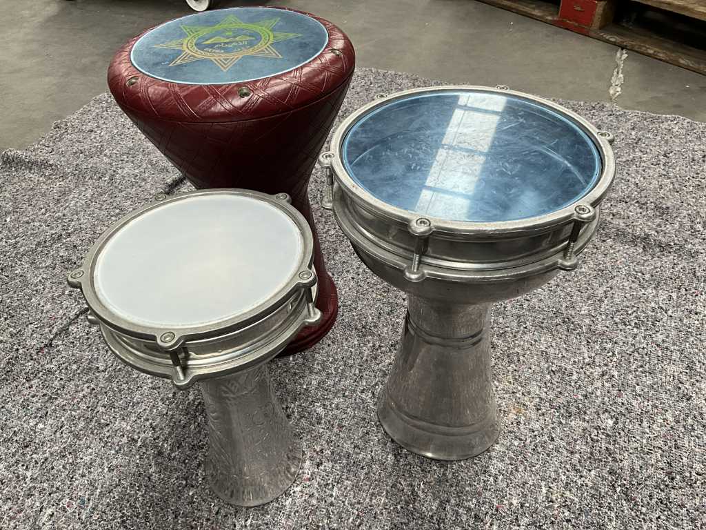 3 diverse darbuka’s