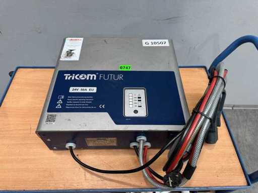 2017 Tricom 24V 50A 313-400Ah Ladegerät Hubwagen Ameise Gabelstapler Elektrostapler charger