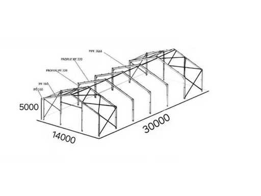EMANUEL STEEL CONSTRUCTION Metal hall