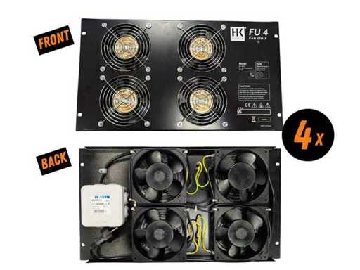 HK Audio - FU4 - Placă ventilator 4xFan 19 inch (4x)
