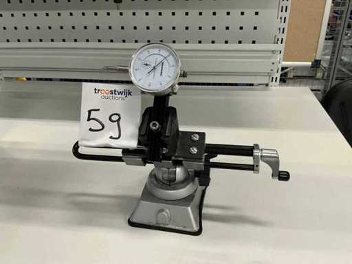 Werkstukklem met klokmicrometer