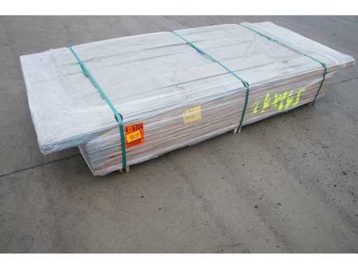 43,72 m² Étagères en chêne 14 mm