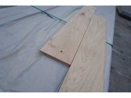 +- 68.40 m² Eiken planchetten 20mm
