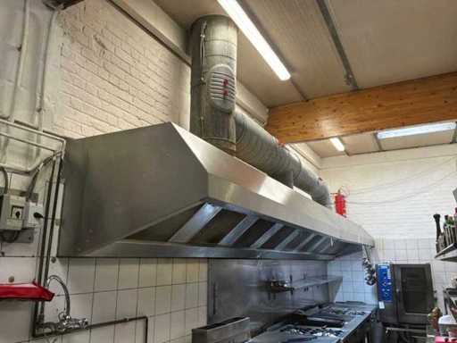 Hotte extractrice en acier inoxydable avec moteur