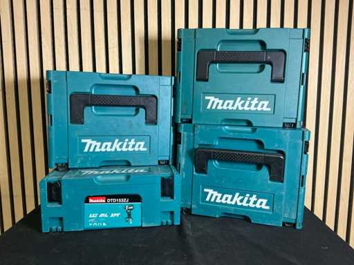 Makita diverse gereedschapskoffers (4x)