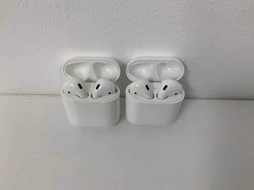 Apple - AirPods 2 cu husă de încărcare - MV7N2ZM/A (2x)