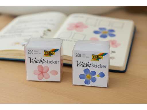 *NOI* Abțibilduri Folia din hârtie de orez, abțibilduri Washi, abțibilduri cu flori (pachete de 350)