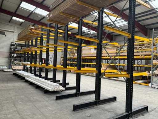 Półka wspornikowa dwustronna 11x66