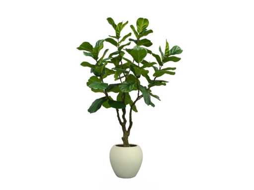 Ficus lyrata artificiel en pot déco 