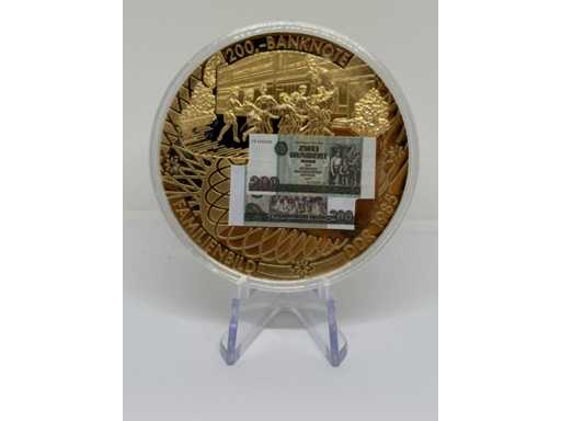 Bătarea bancnotelor 200 Mark 1985 RDG