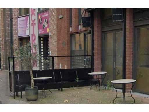 Terrasscherm met bank (2x)